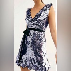 Free People Sequin Siren dress size 8